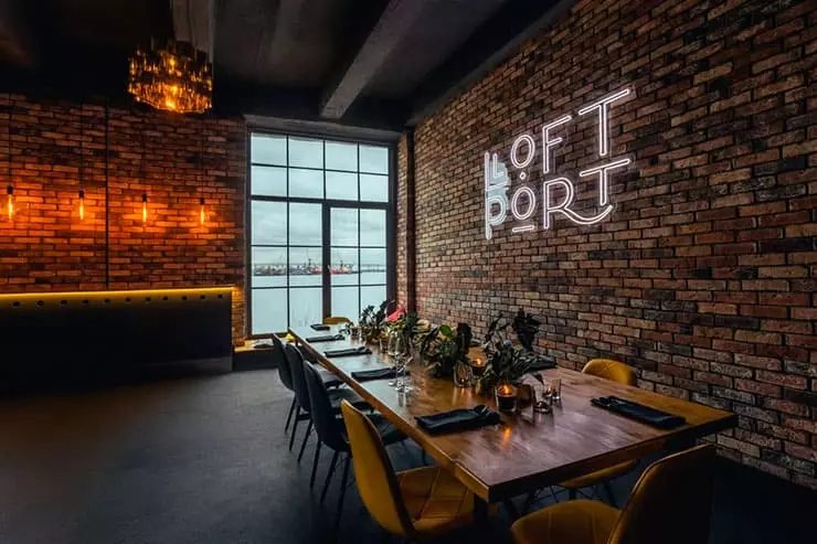 Техническое оборудование и интерьер Лофт Порт